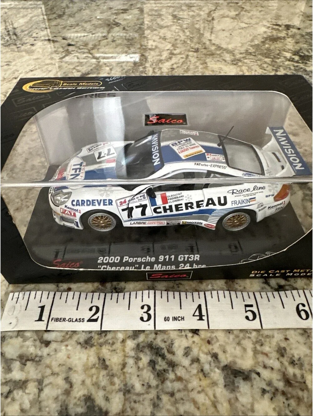 Saico 2000 PORSCHE 911 GT3R 1:43 “CHEREAU